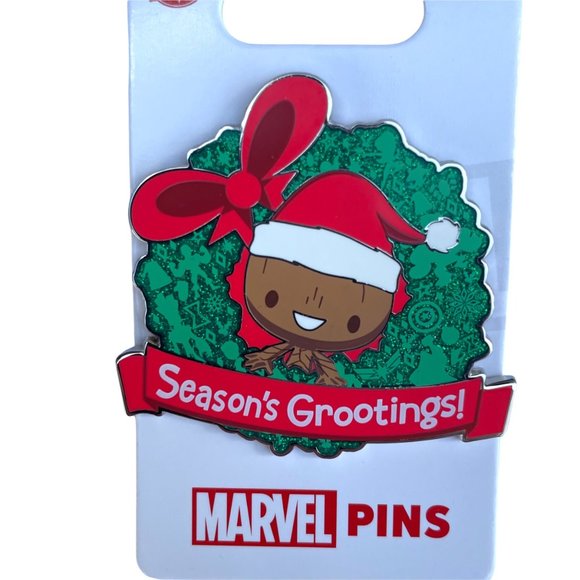 Disney Marvel Guardians of the Galaxy Season’s Grootings Groot Holiday Pin - Picture 3 of 4